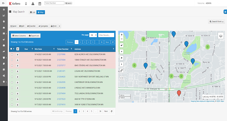 Municipalities Locate Management